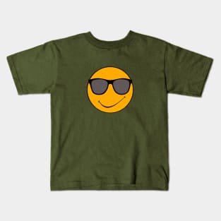 Cool Smiley Face Coffee is Cool Kids T-Shirt